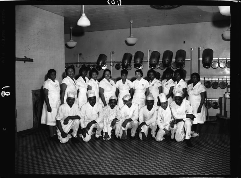 Cafeteria and Restaurant Workers Union members in the Pentagon. Scurlock Studio Records, NMAH Archives Center.