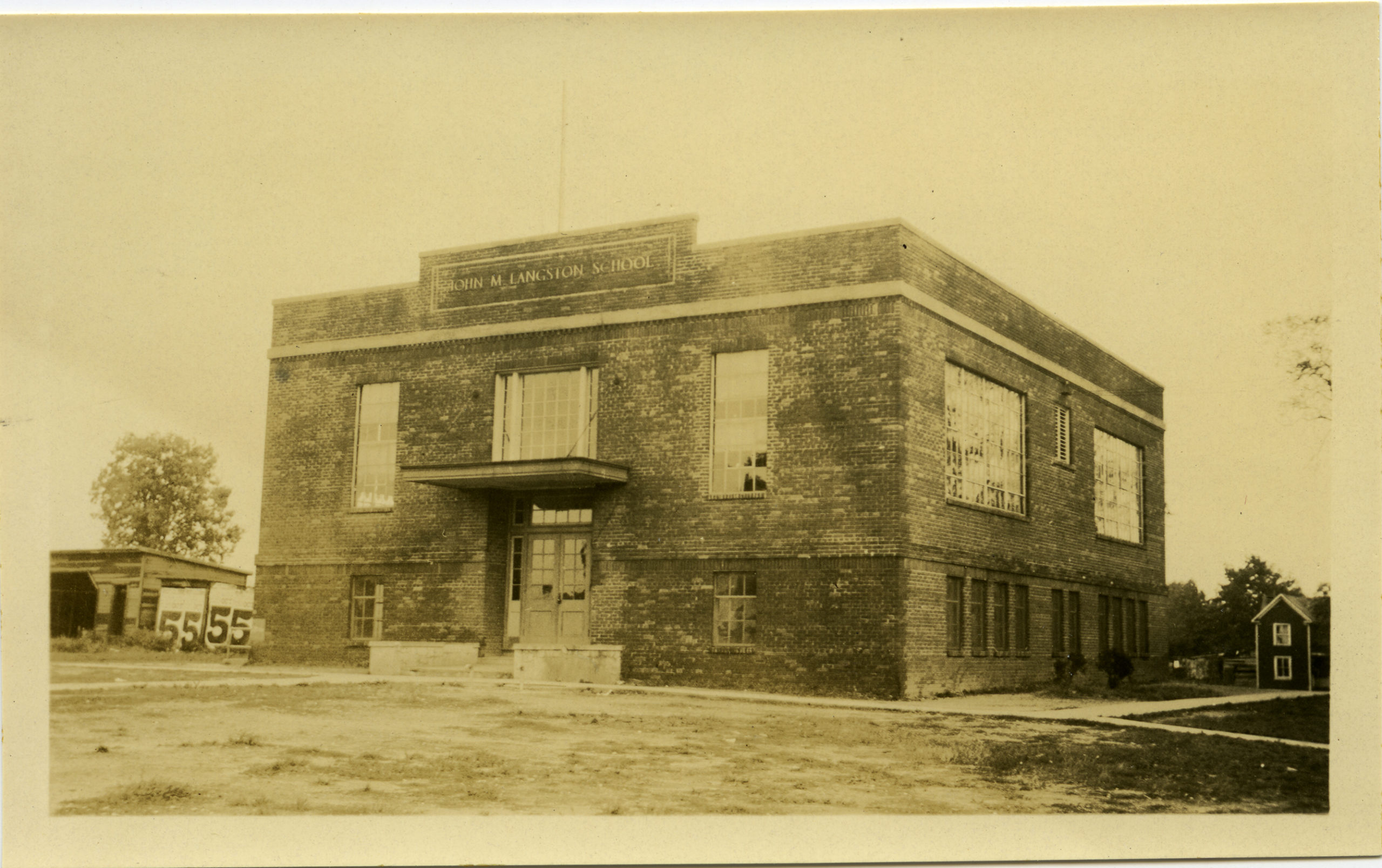 John Langston School, 1932. Source: Center for Local History, Arlington Public Library.