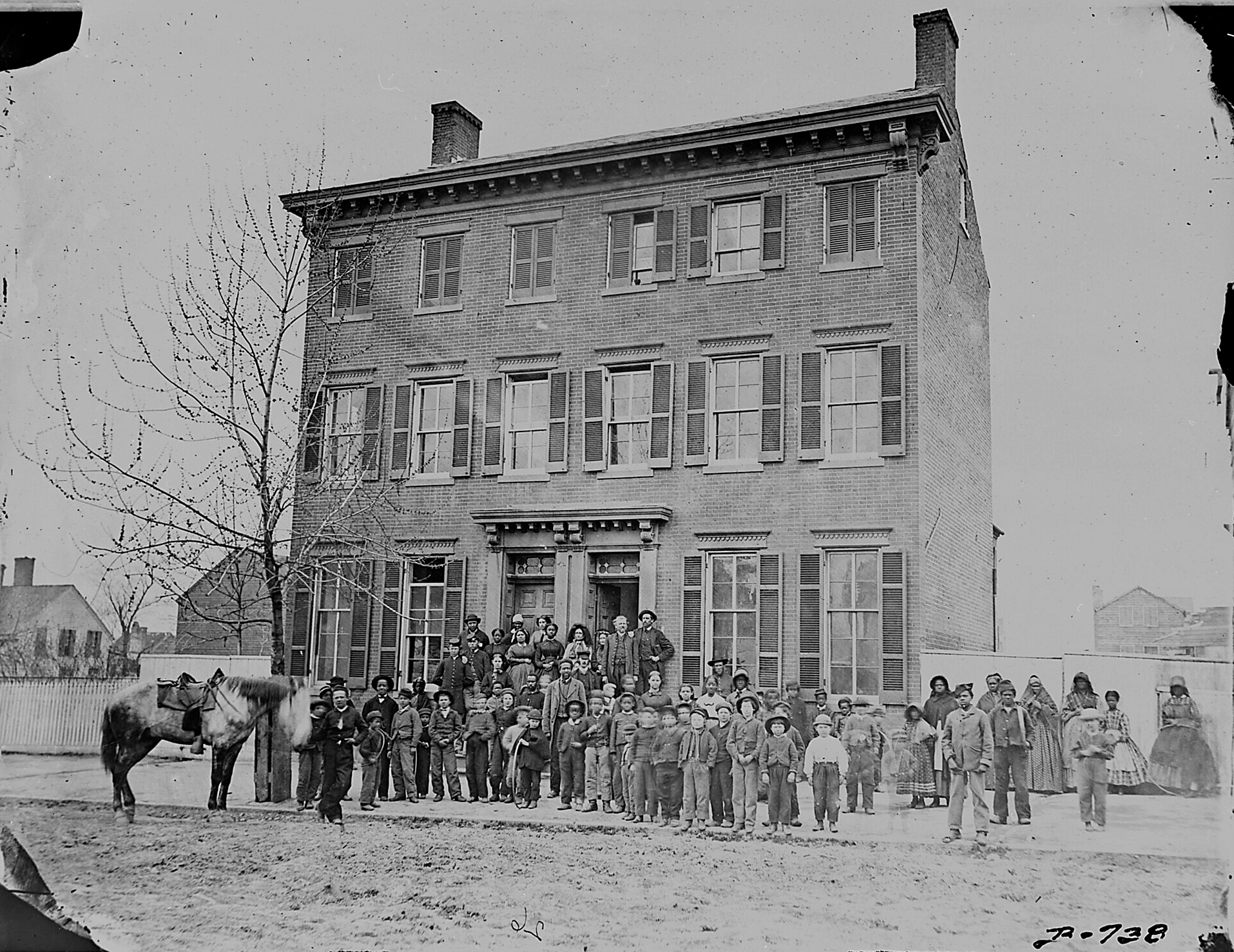 Contraband hospital. Source: Library of Congress.