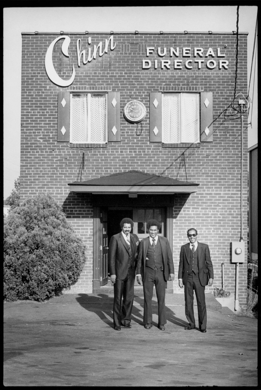 Chinn Brothers Funeral Home. Green Valley/Nauck, Arlington, 1979. Photo by Lloyd Wolf.